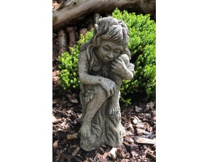 Hazel the Wood Sprite Fairy Stone Garden Ornament